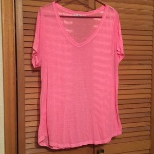 V- neck burnout shirt